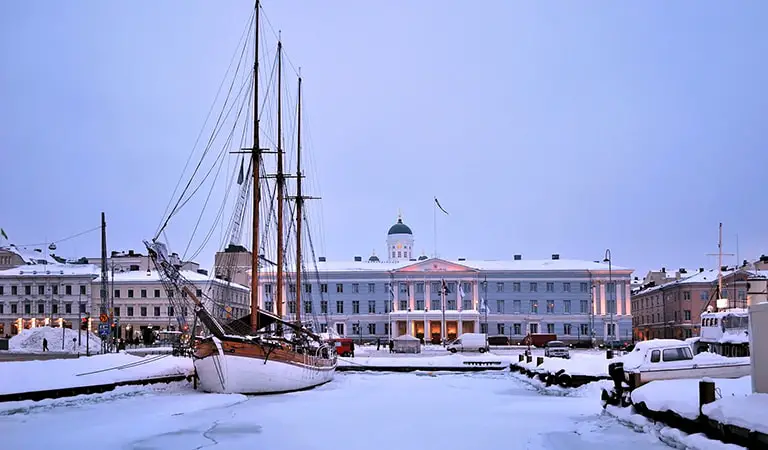 Helsinki talvella